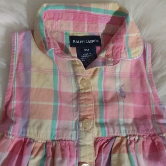 Ralph lauren 9M plaid dress - Picture 10 of 12